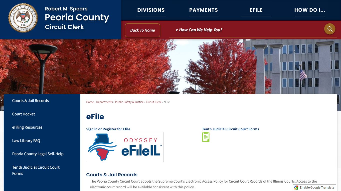 eFile | Peoria County, IL